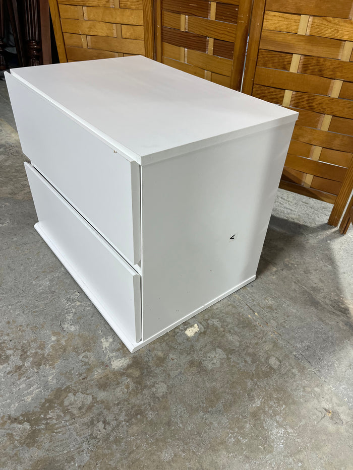 Particle Board Two Drawer Storage