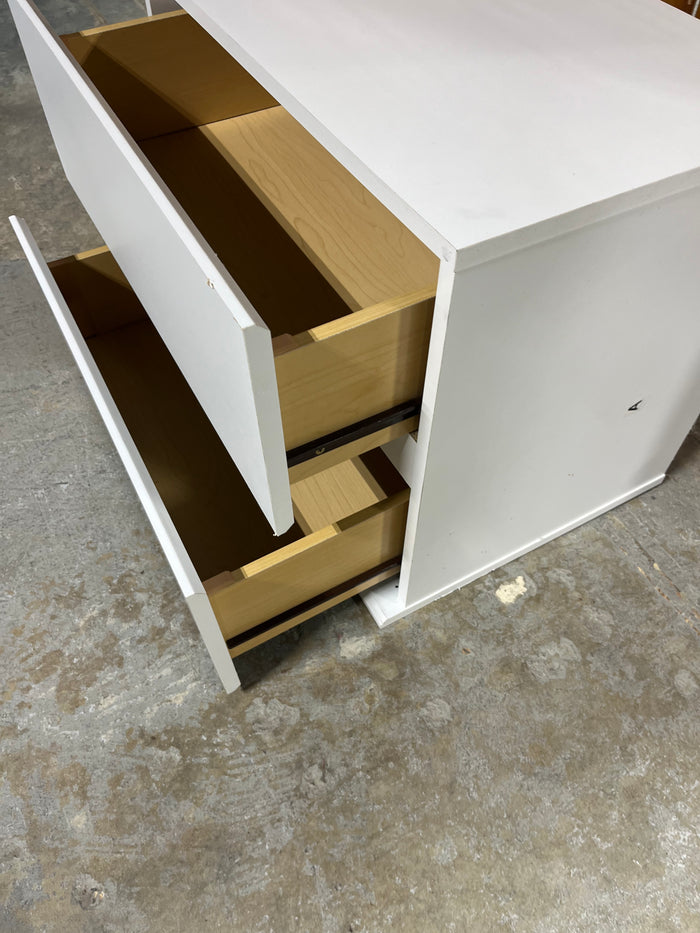 Particle Board Two Drawer Storage