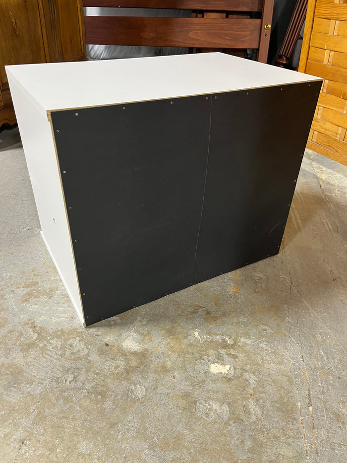 Particle Board Two Drawer Storage