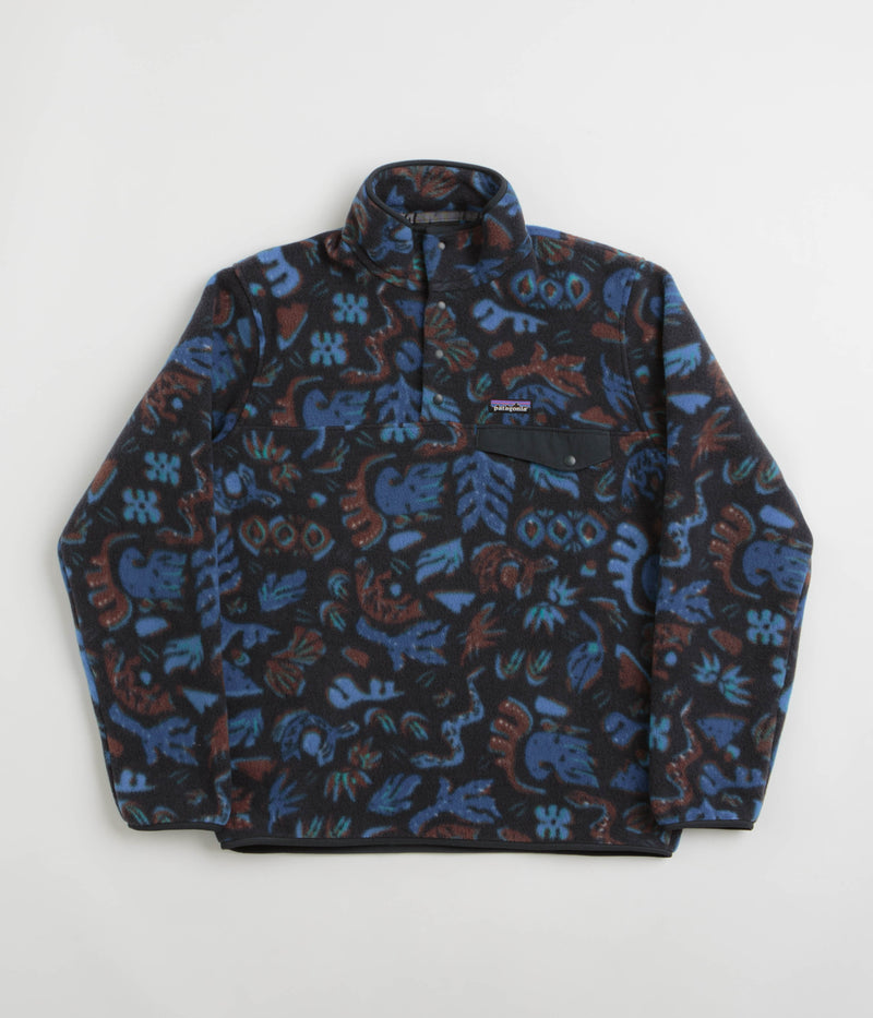 Patagonia Lightweight Synchilla Snap-T Fleece in Across Oceans: Pitch Blue