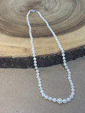 Pearl Necklace with 10K White Gold Clasp