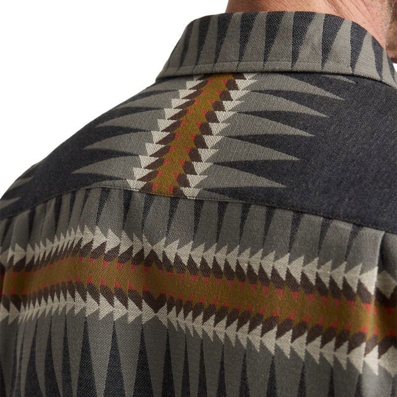 Pendleton Marshall Chamois Long Sleeve Shirt - Sawtooth Charcoal