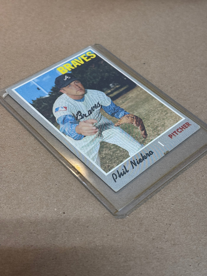 Phil Niekro/Braves Pitcher Card