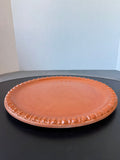 Platypus Pottery Glazed Terra Cotta Round Tray