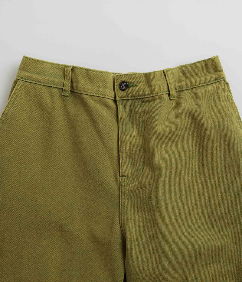 Poetic Collective Denim Sculptor Pants in Green Acid Wash