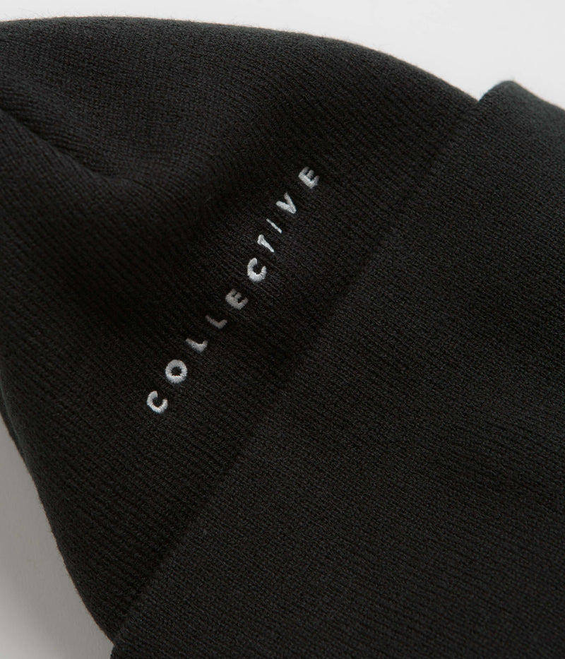 Poetic Collective Double Beanie in Black
