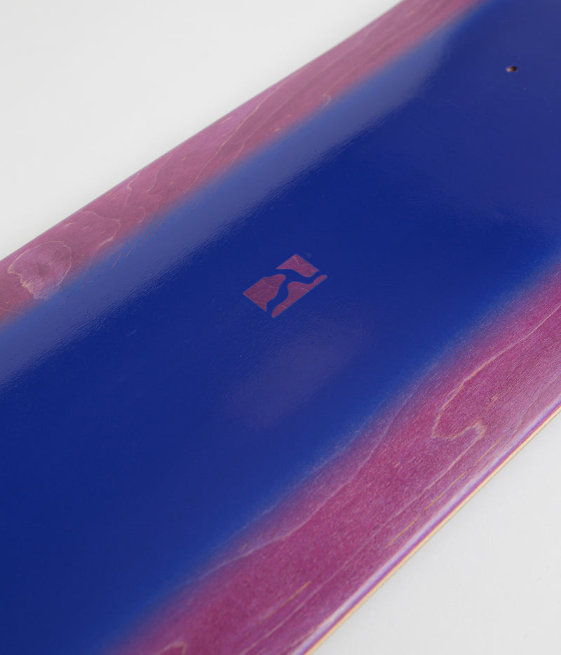 Poetic Collective Neon Blue Square Tail Deck in 8.5"