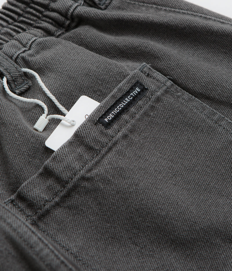 Poetic Collective Poet Denim Pants in Grey Wash