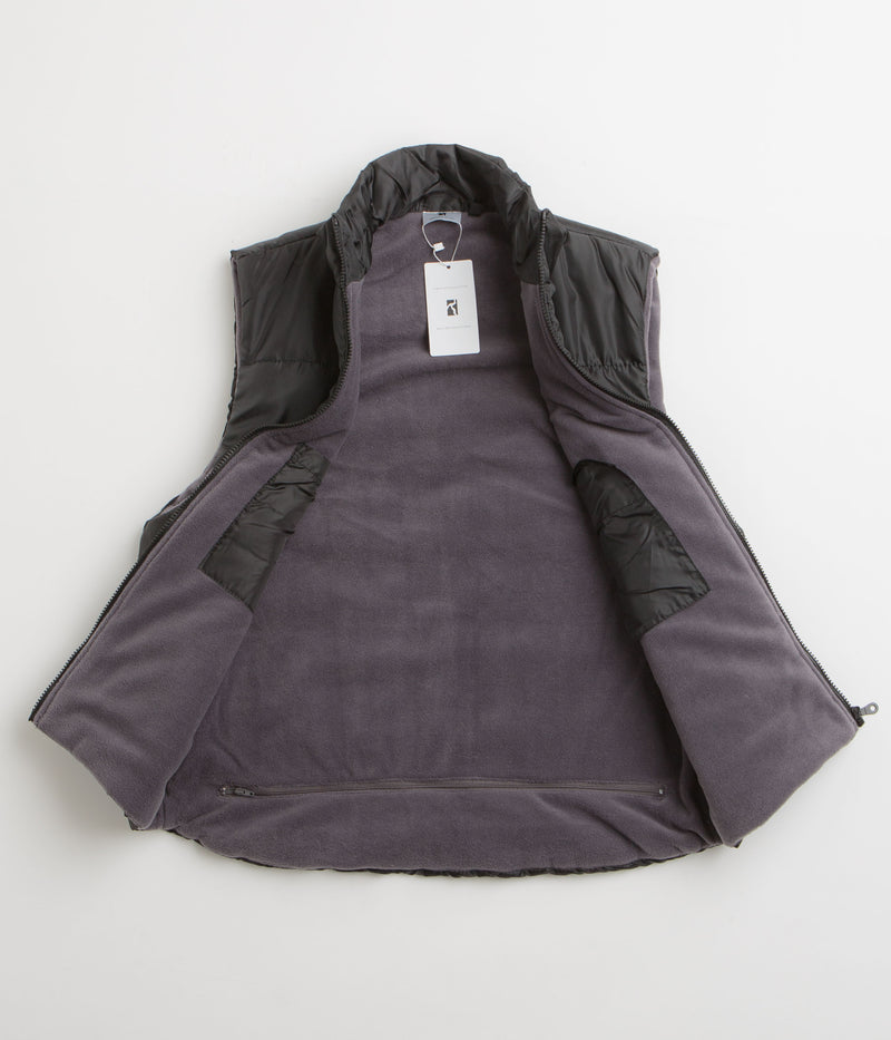 Poetic Collective Puffer Vest in Black