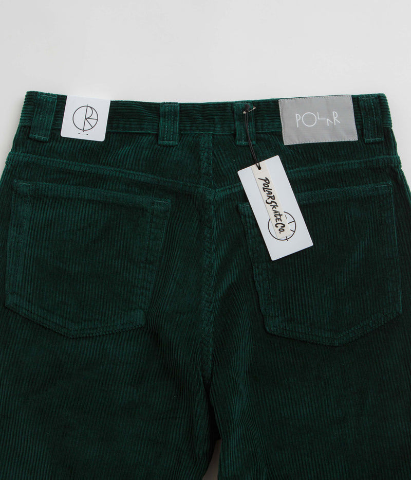 Polar 93 Cord Trousers in Dark Emerald