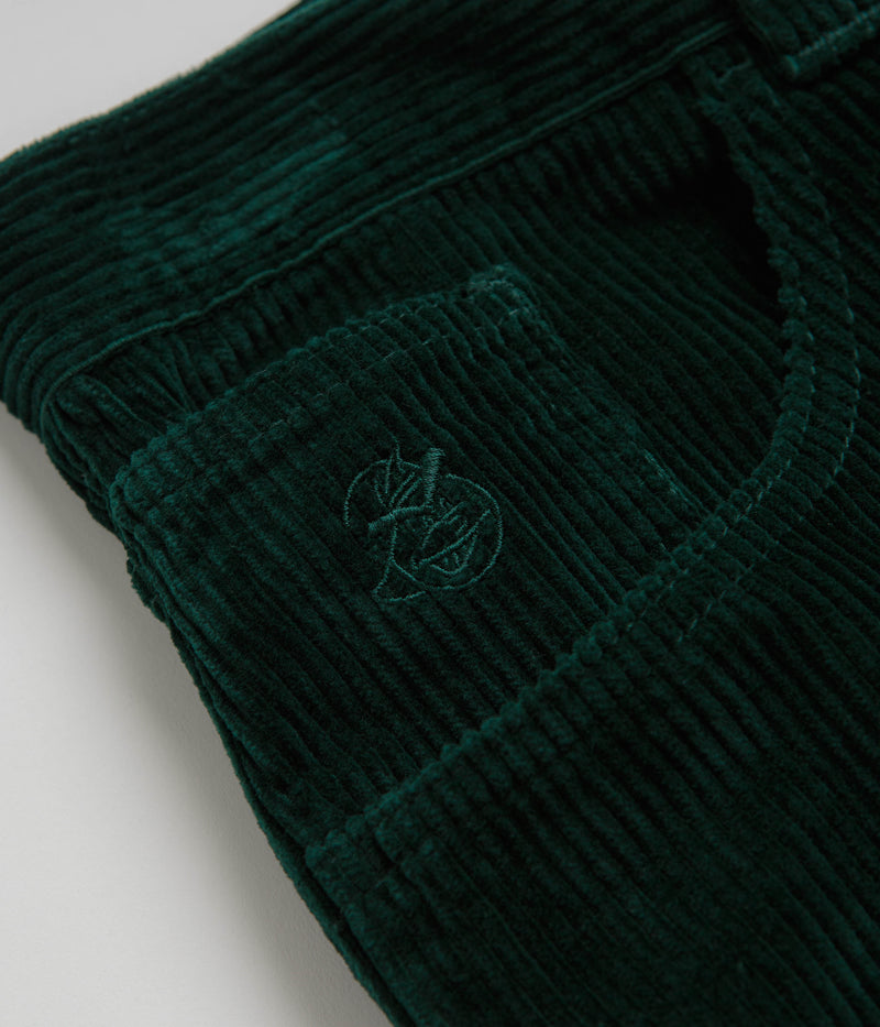 Polar 93 Cord Trousers in Dark Emerald