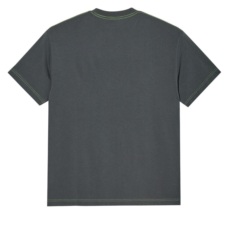 Polar Beach Walk Contrast T-Shirt - Graphite/Green