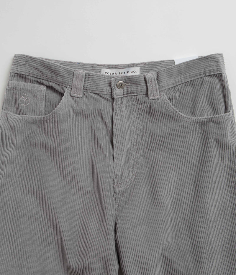 Polar Big Boy Cord Pants in Silver