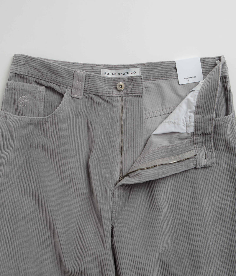 Polar Big Boy Cord Pants in Silver