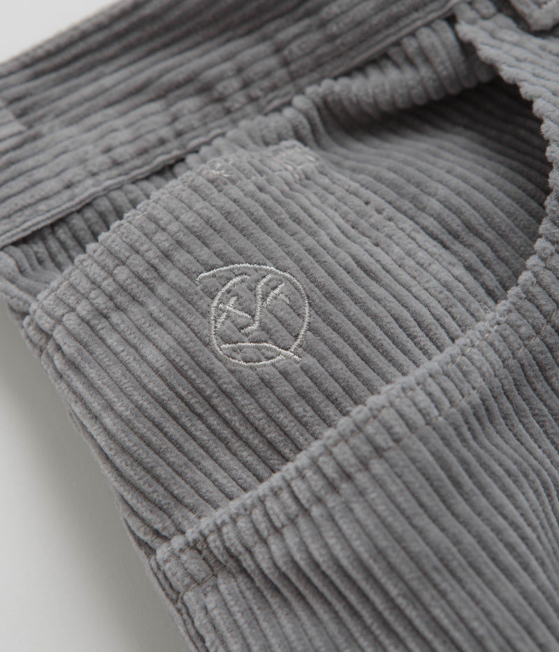 Polar Big Boy Cord Pants in Silver