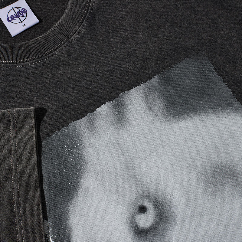 Polar Rabbit T-Shirt - Silver Black