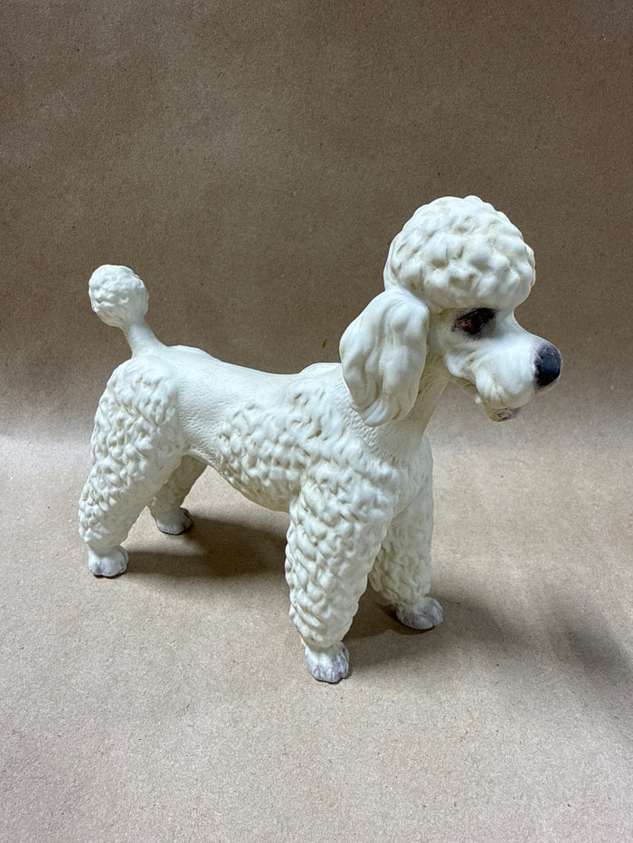 Porcelain White Poodle Figurine - Andrea By Sadek