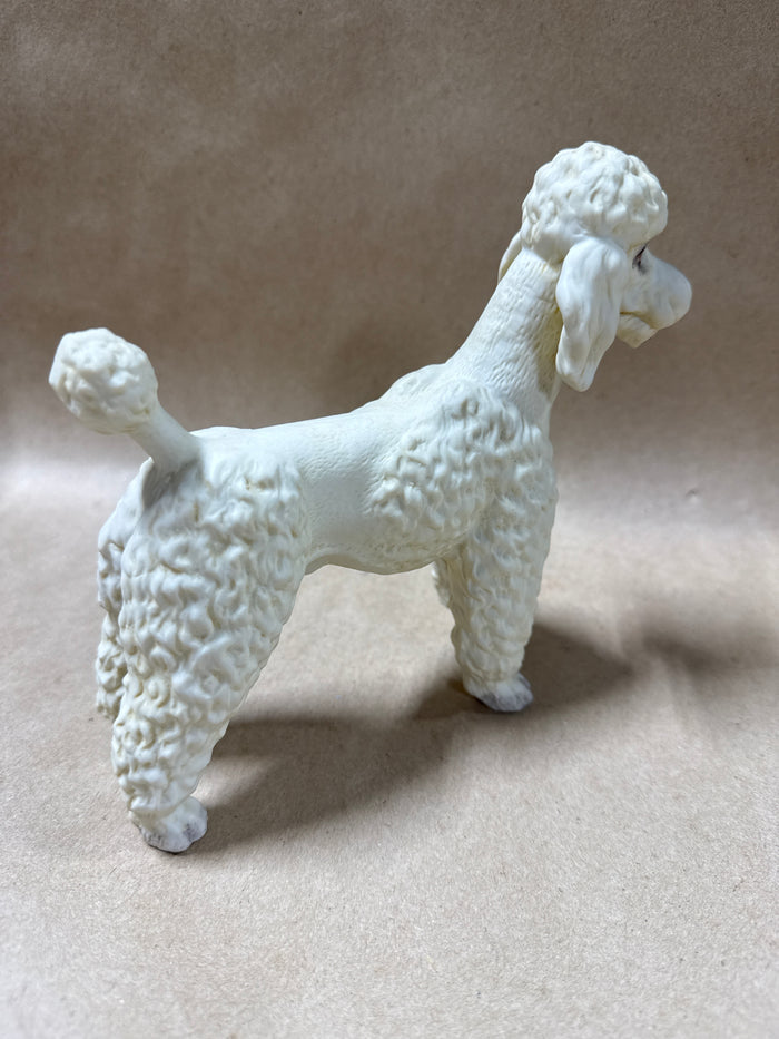 Porcelain White Poodle Figurine - Andrea By Sadek