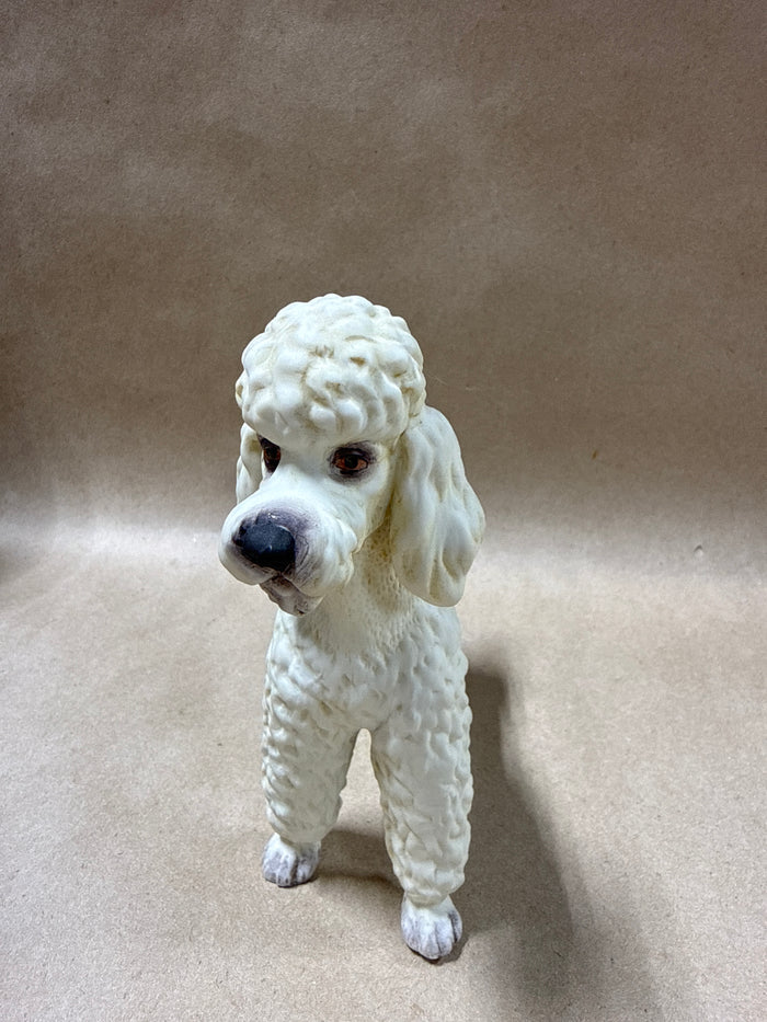Porcelain White Poodle Figurine - Andrea By Sadek