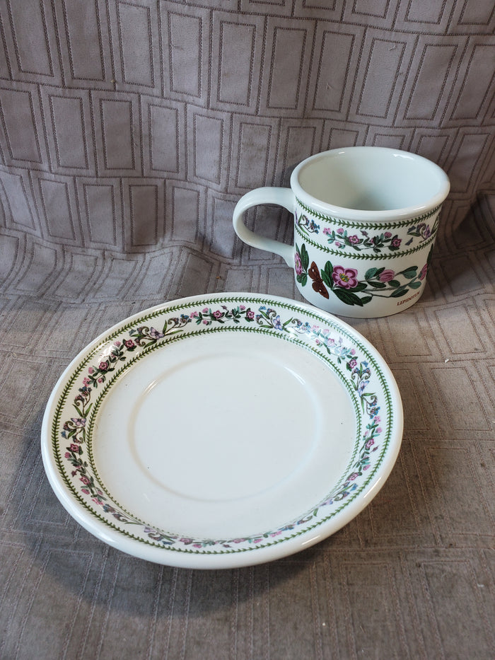 Portmeirion "Variations" Coffee Mug and Saucer Set