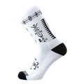 Psockadelic Skatchewan Socks - White