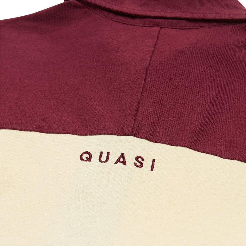 Quasi Leslie Raglan Polo Shirt - Maroon