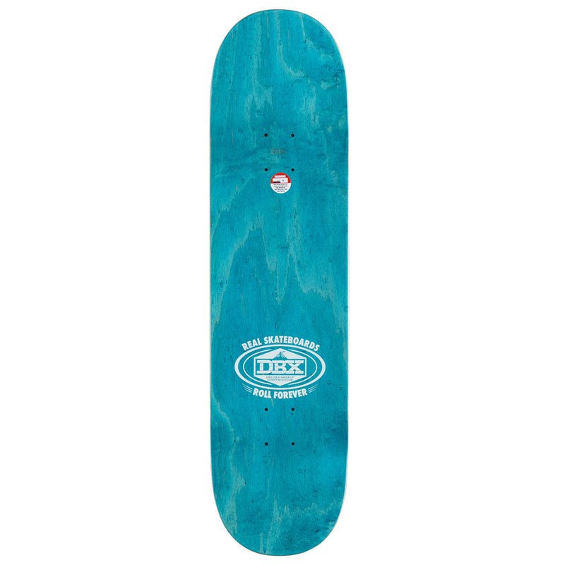 Real DBX Oval Team Skateboard Complete - Green - 8.50"