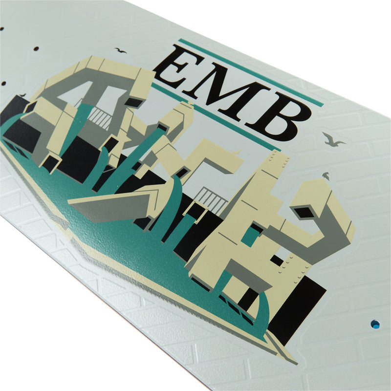 Real EMB Team Skateboard Complete - White - 8.25"