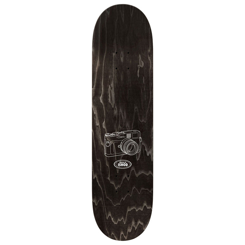 Real Ishod Photos Twin Tail Slick Skateboard Complete - Black - 8.30"