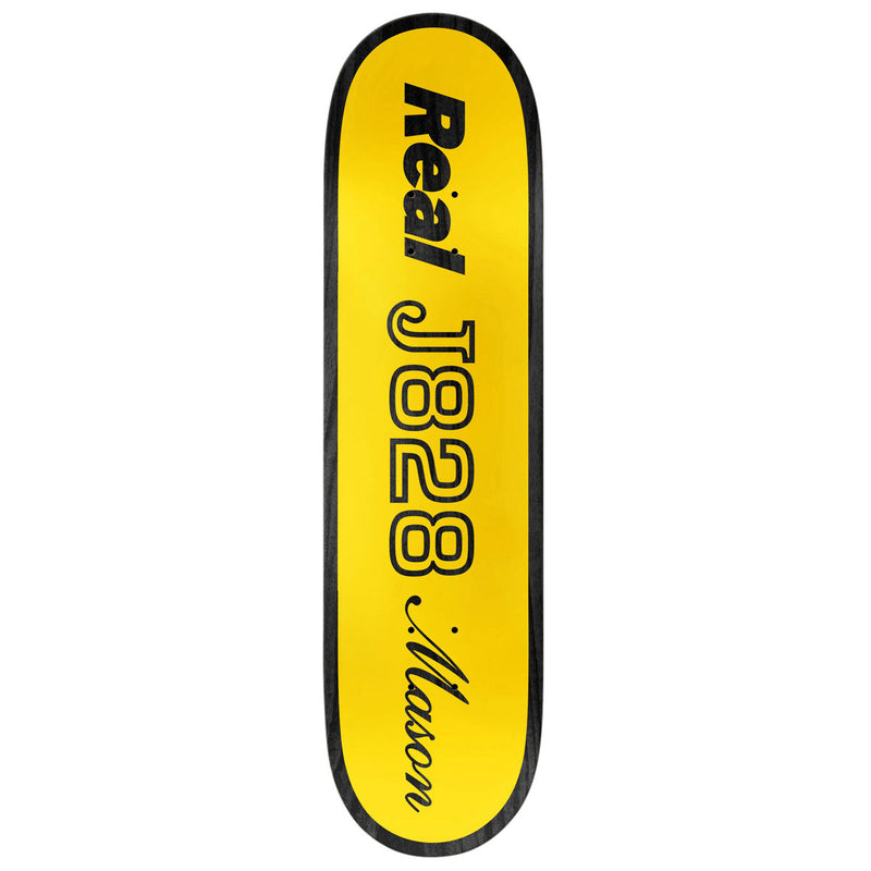 Real Mason Shape Code Skateboard Deck - Yellow - 8.28"