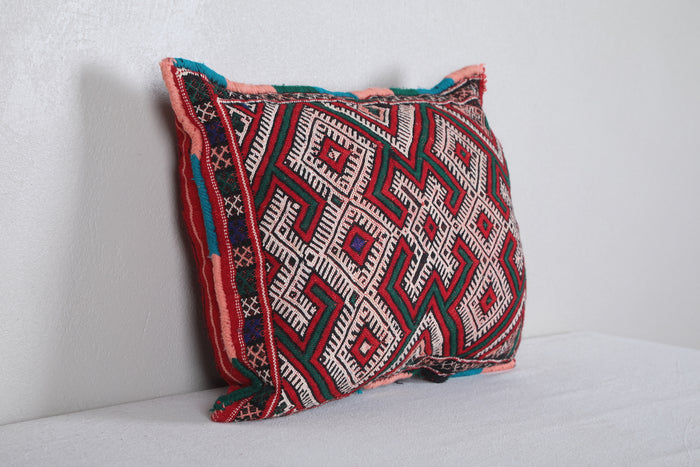 Red kilim pillow 14.1 INCHES X 18.1 INCHES - kilim pillow