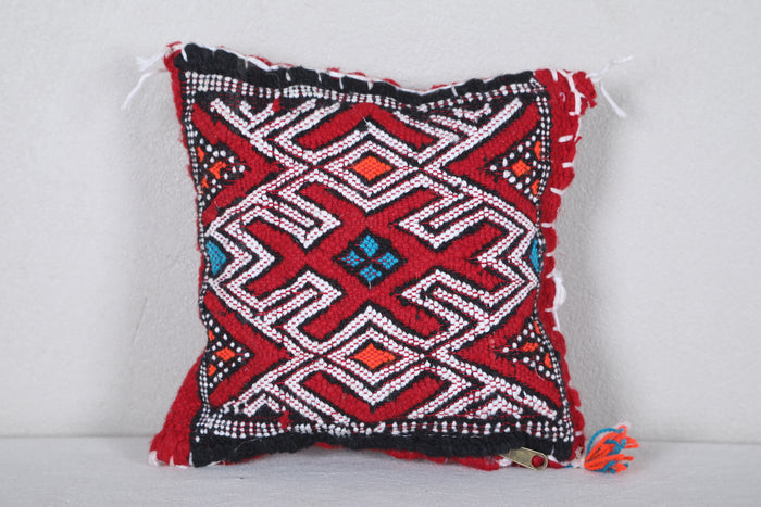Red pillow kilim 7.8 INCHES X 8.6 INCHES
