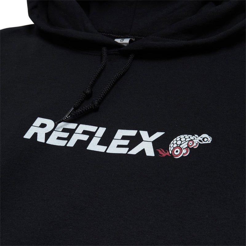 Reflex Flash Turtle Hoodie - Black