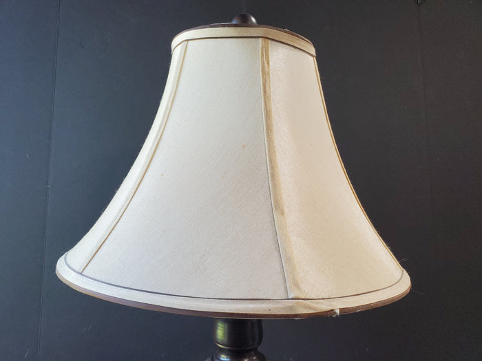 Resin and Metal Faux Marble Table Lamp WORKS