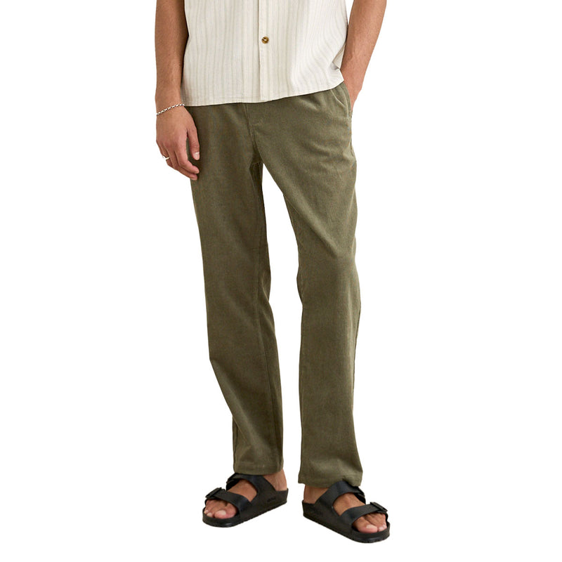 Rhythm Cord Jam Pants - Olive