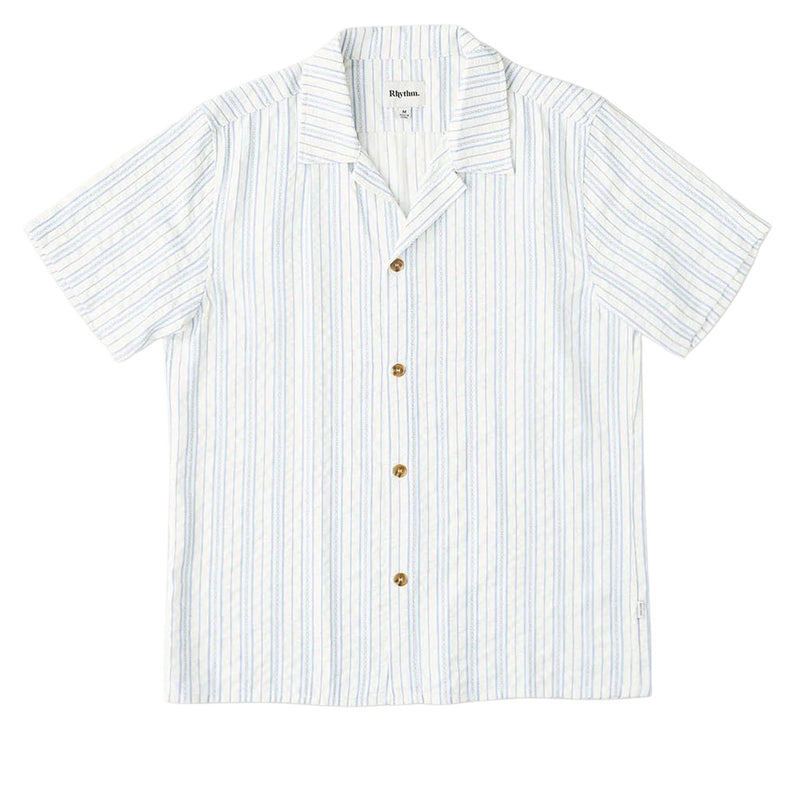 Rhythm Novelty Stripe Shirt - White