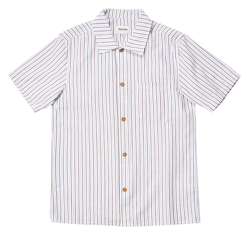 Rhythm Seersucker Stripe Shirt - Cedar