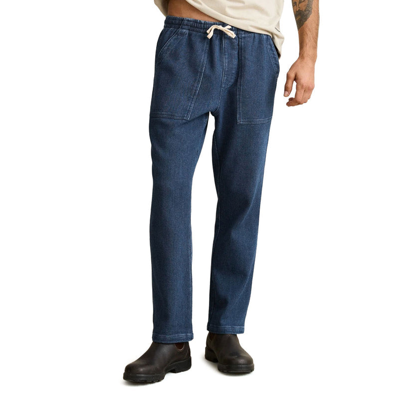 Rhythm Textured Wale Jam Pants - Washed Indigo