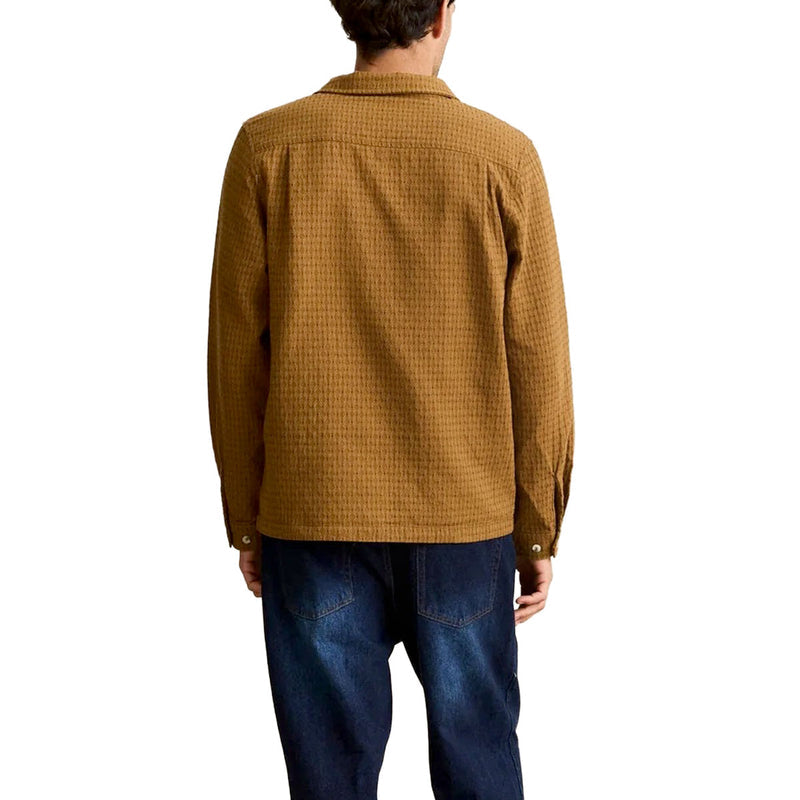Rhythm Tyler Long Sleeve Shirt - Tobacco