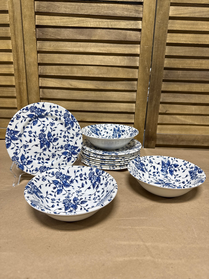 Royal Tudor Bouquet By Grindley Set - 12 Pieces