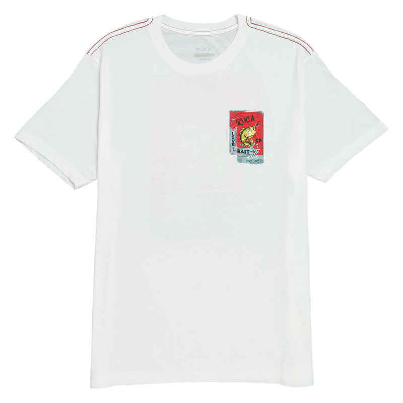 RVCA Live Bait T-Shirt - Antique White