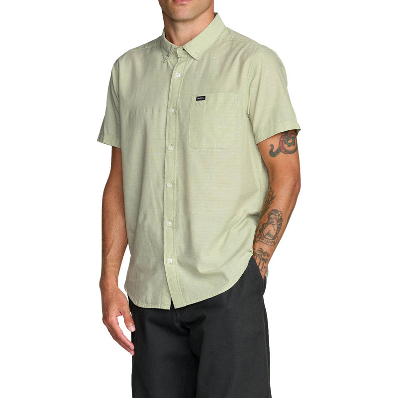 RVCA Thatll Do Dobby Shirt - Laurel Green