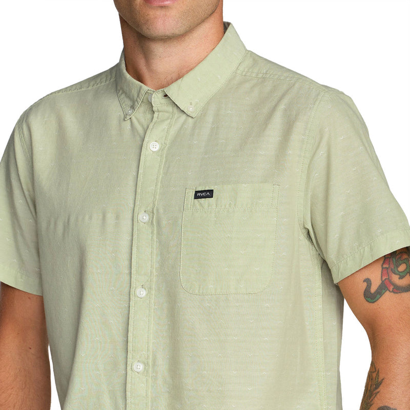 RVCA Thatll Do Dobby Shirt - Laurel Green