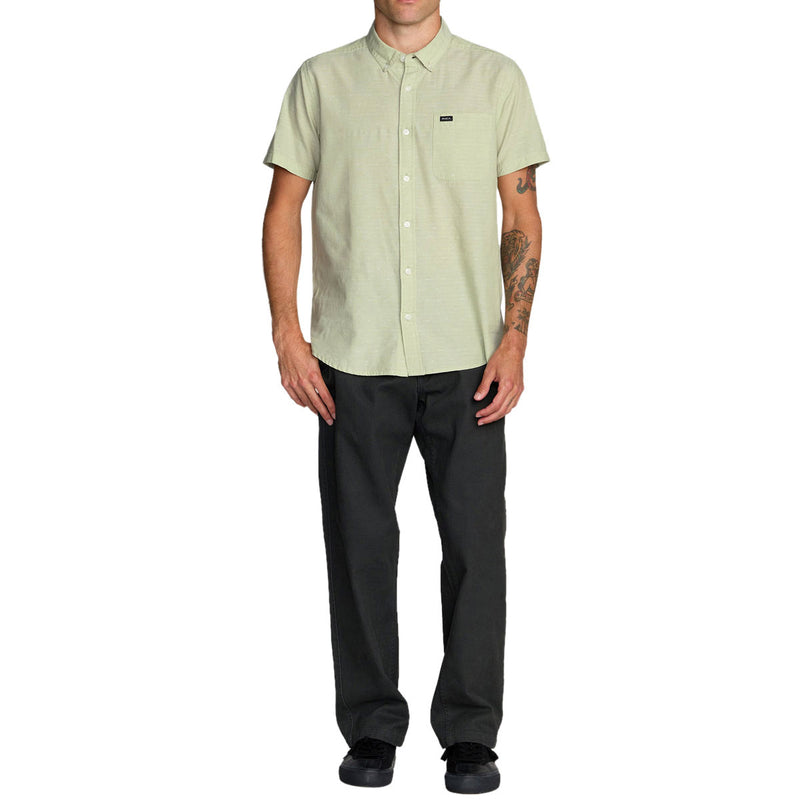 RVCA Thatll Do Dobby Shirt - Laurel Green