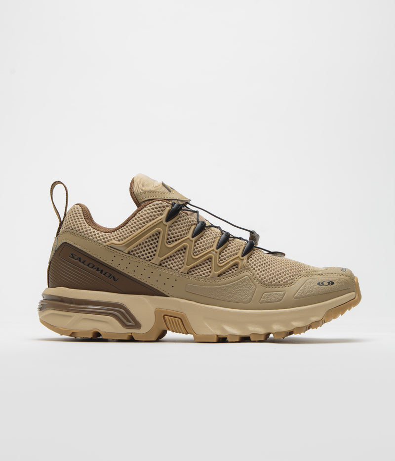 Salomon ACS+ OG Shoes in Safari and Kelp / Dark Earth