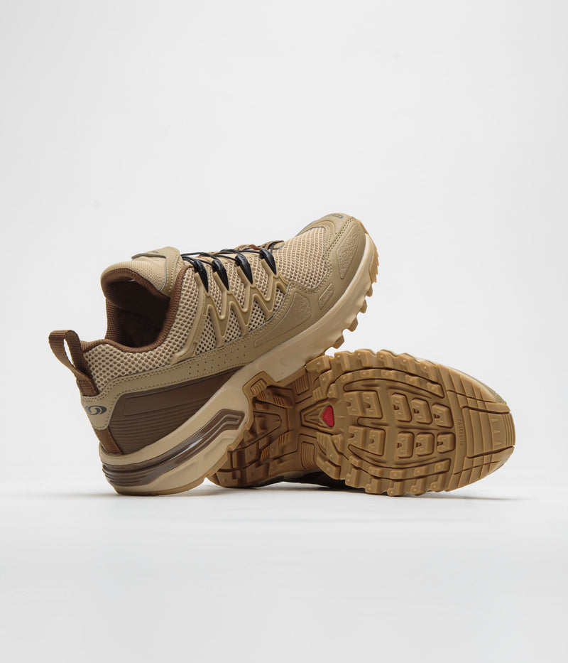 Salomon ACS+ OG Shoes in Safari and Kelp / Dark Earth