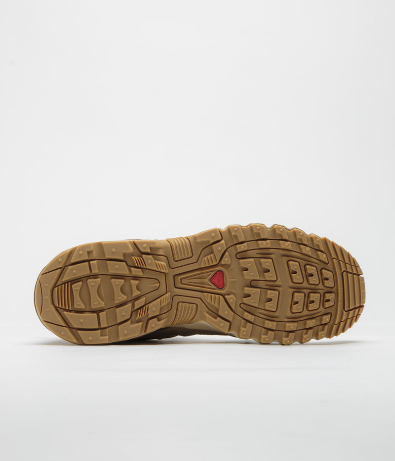 Salomon ACS+ OG Shoes in Safari and Kelp / Dark Earth