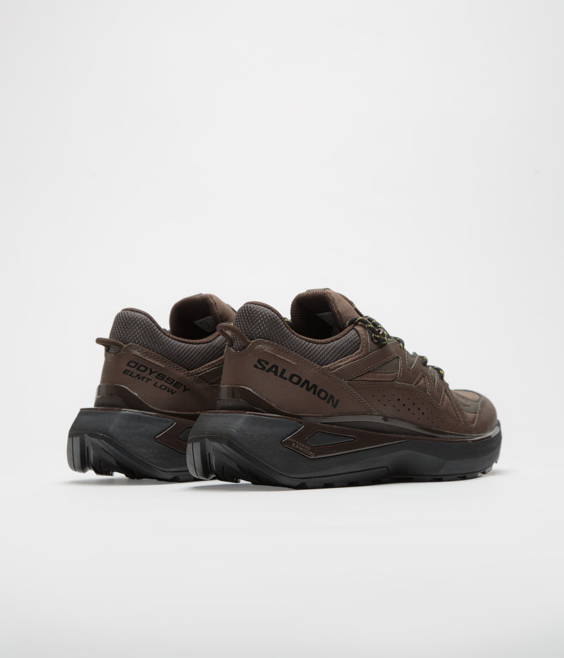 Salomon Odyssey ELMT Low LTR Shoes in Wren and Delicioso / Black