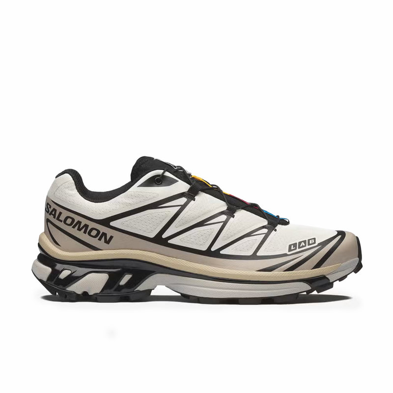 Salomon Unisex XT-6 (Vanilla Ice/Black/Silver Cloud)