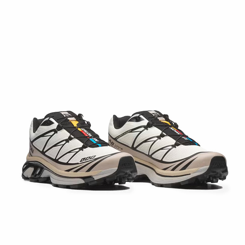 Salomon Unisex XT-6 (Vanilla Ice/Black/Silver Cloud)